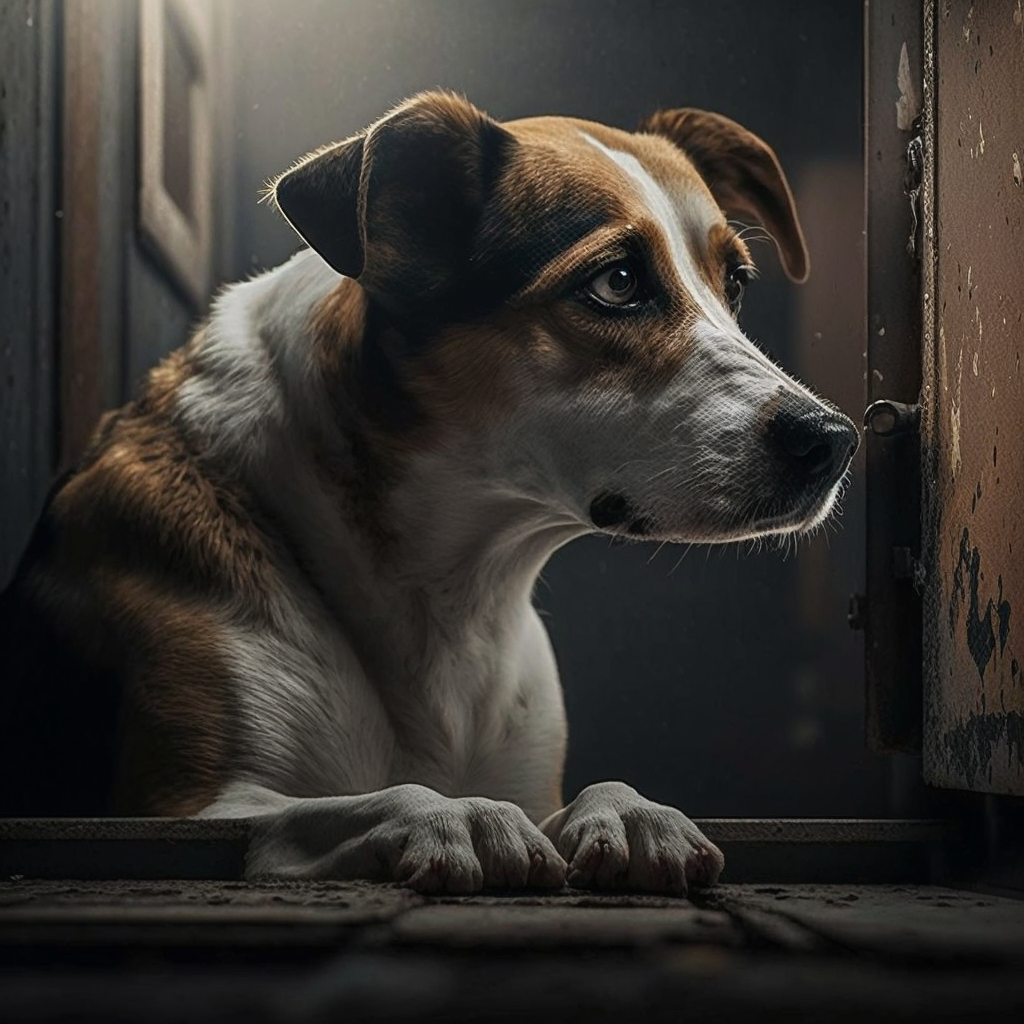 Adopt an abused dog