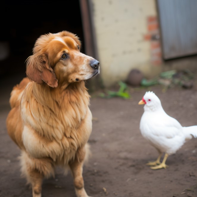 Can chickens eat dog food or cat food?