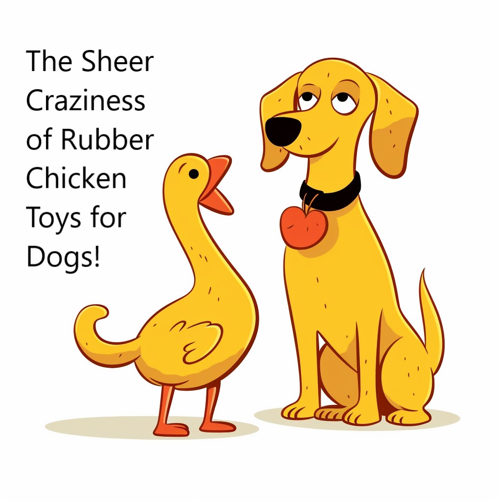 rubber chicken toy for dogs