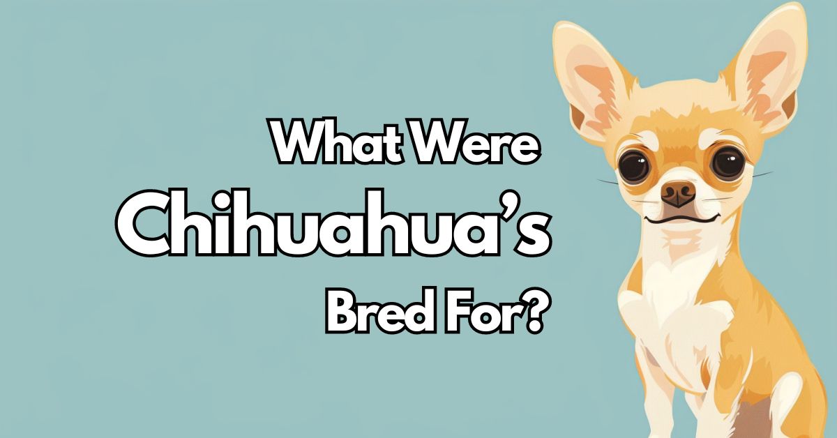 What were Chihuahuas bred for?